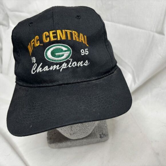 Green Bay Packers 1995 NFC Central Champions Hat/Cap NWOT New Condition! - Picture 1 of 7